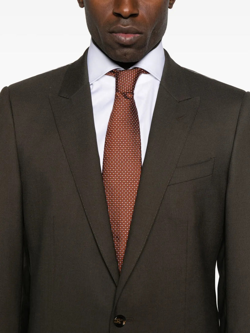 Two-piece wool suit
