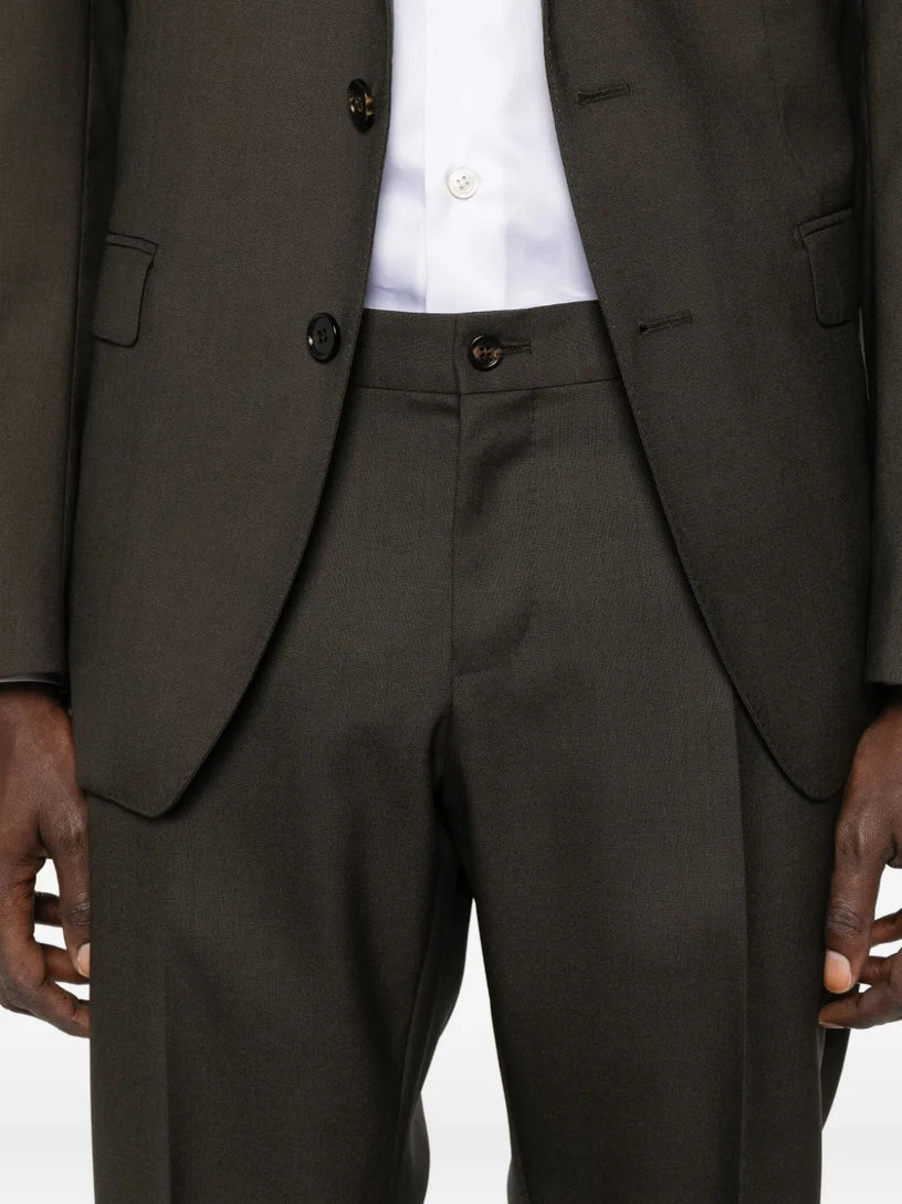 Two-piece wool suit