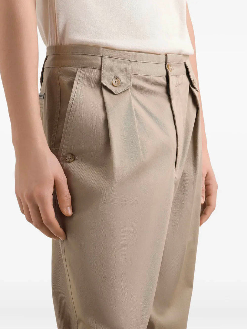 Gabardine trousers