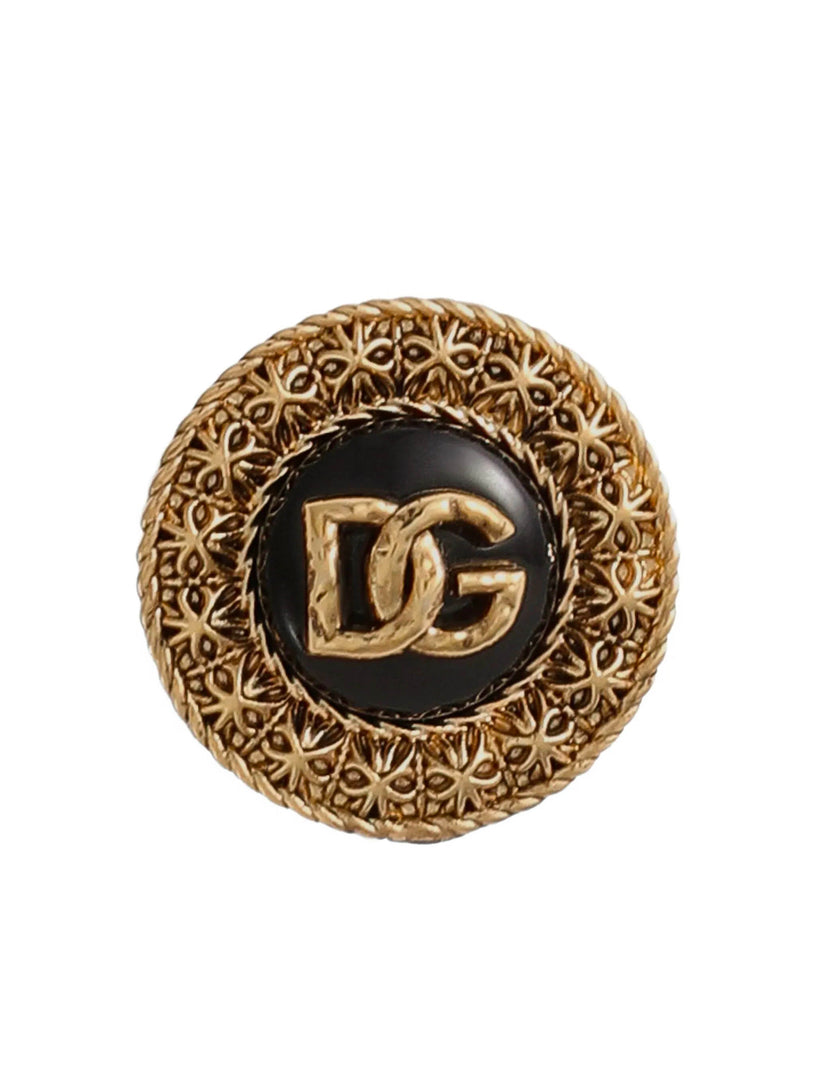 Clip earrings with DG logo