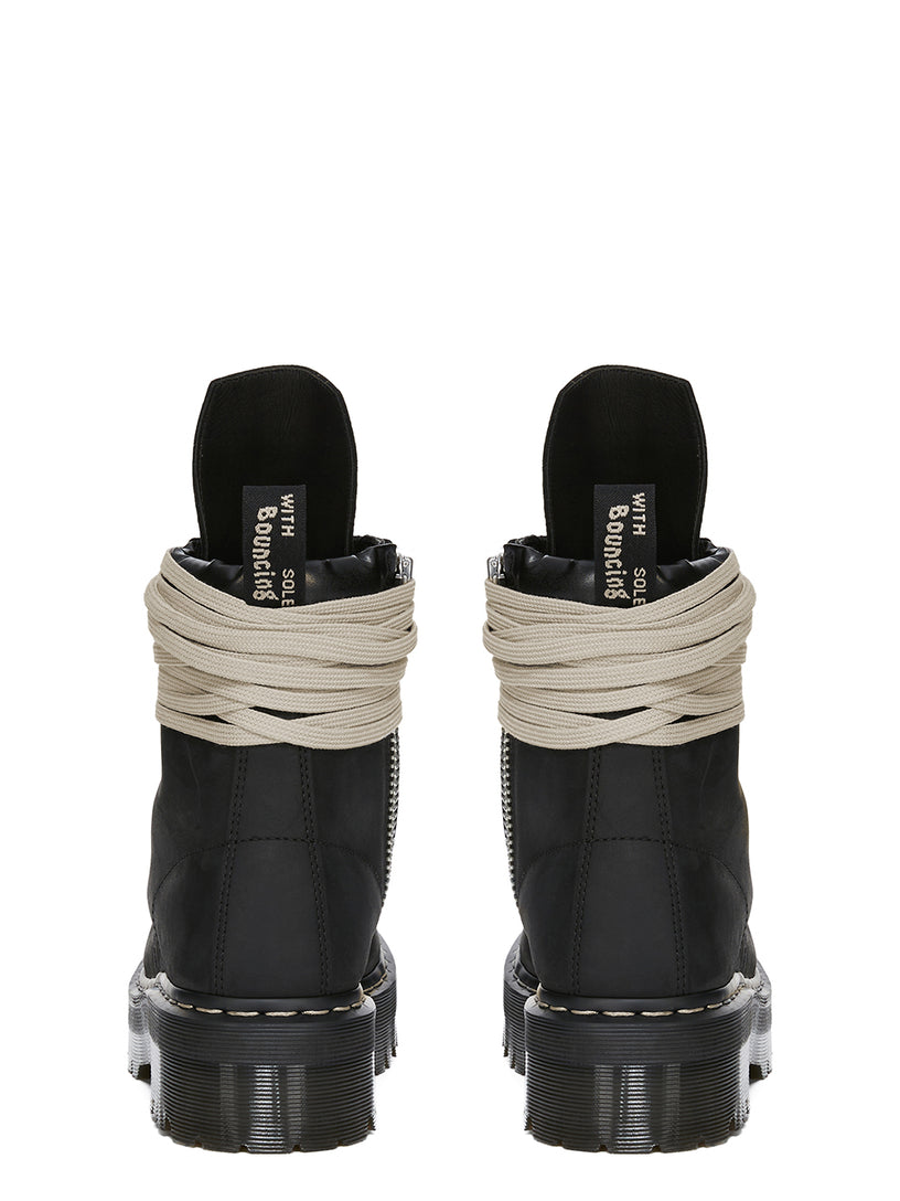 Dr. Martens x Rick Owens steel toe quad sole boots