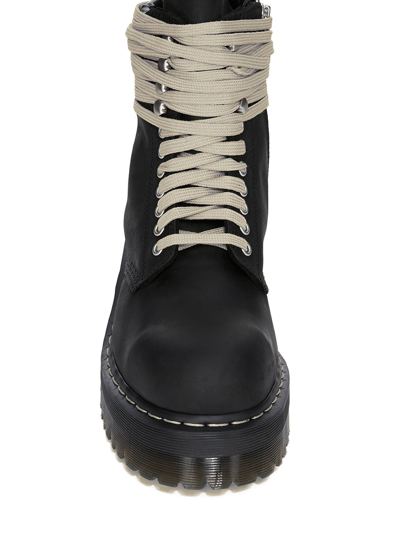 Dr. Martens x Rick Owens steel toe quad sole boots