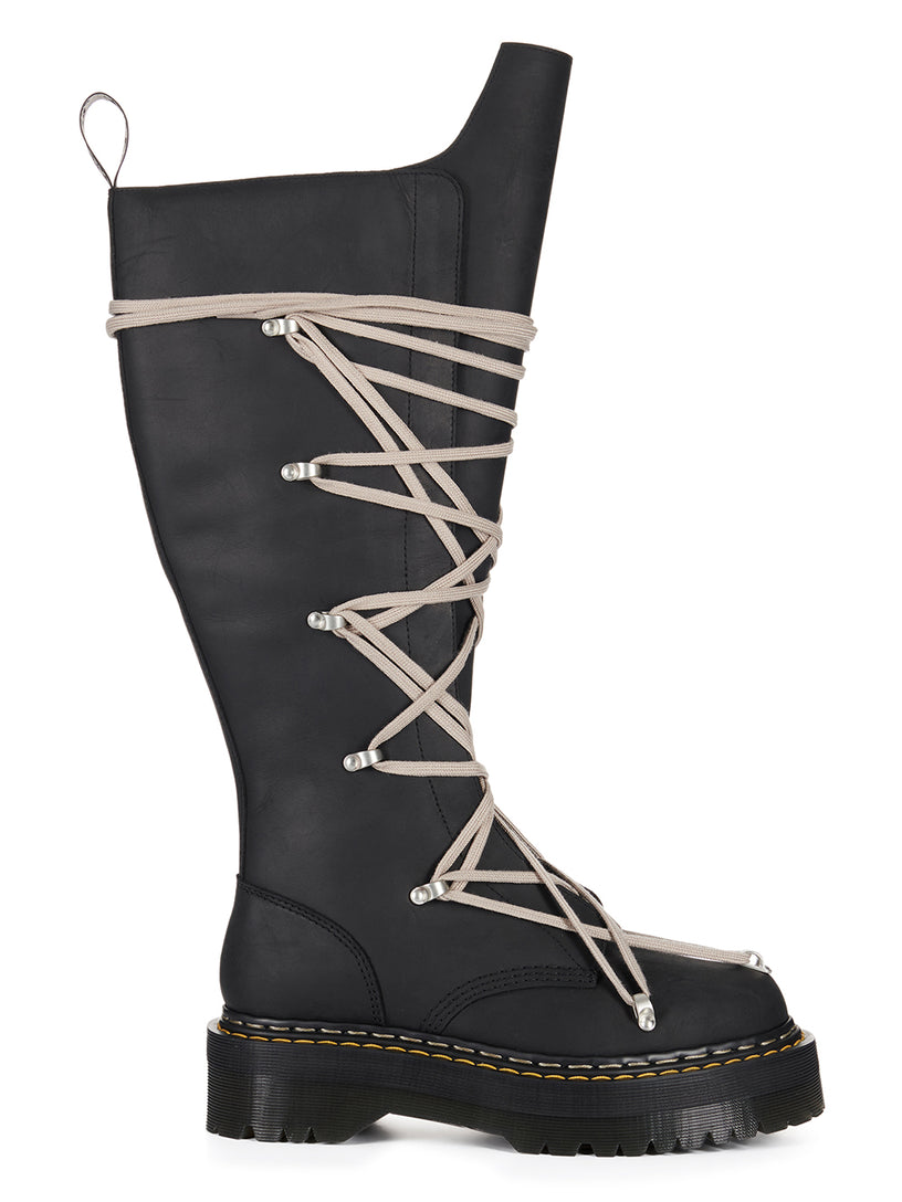 Dr. Martens x Rick Owens 1B60 quad sole pentalace boots