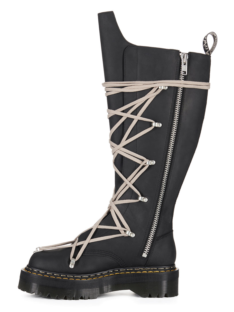 Dr. Martens x Rick Owens 1B60 quad sole pentalace boots