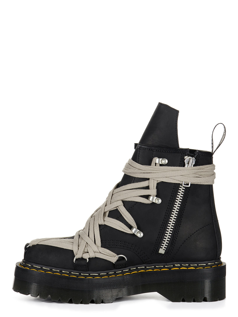 Dr. Martens x Rick Owens 1460 quad sole megalace boot