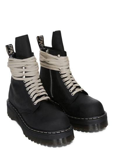 Dr. Martens x Rick Owens steel toe quad sole boots