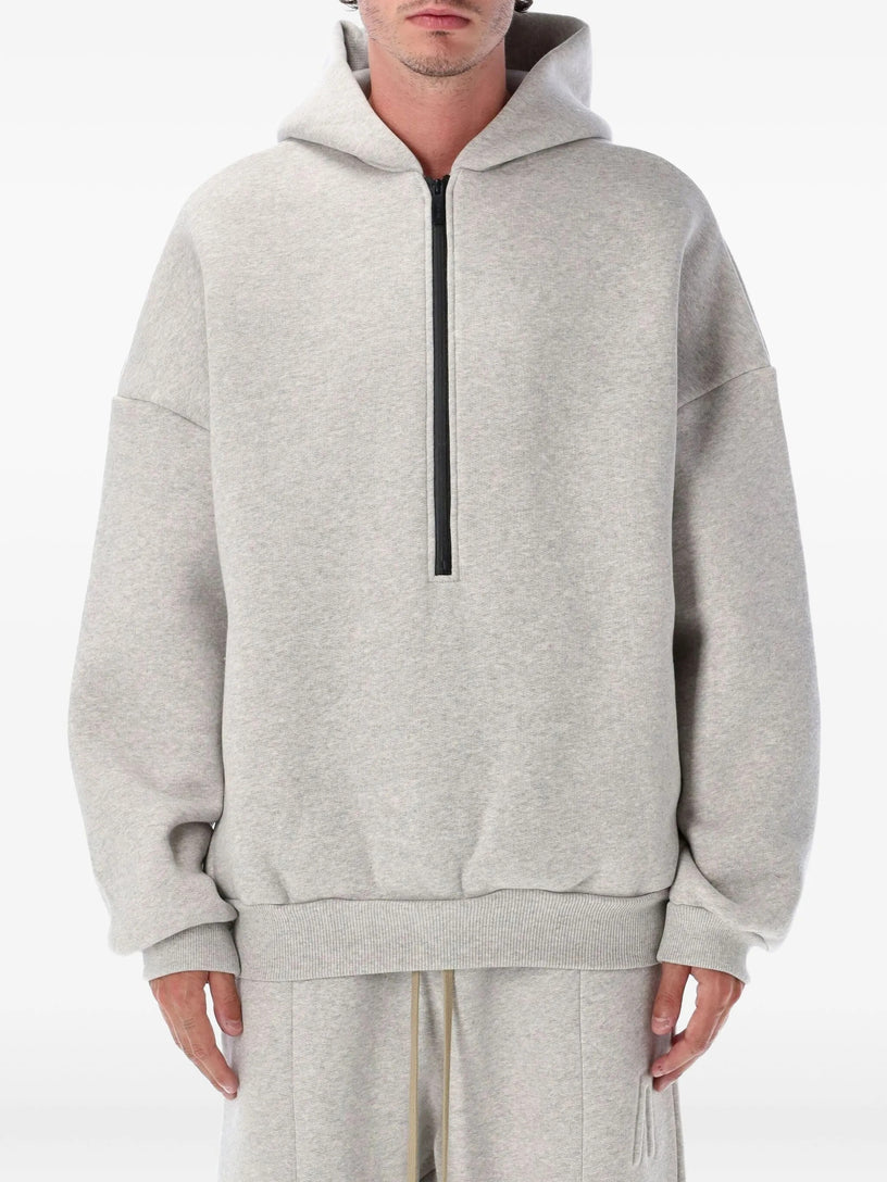 Athletic half-zip hoodie