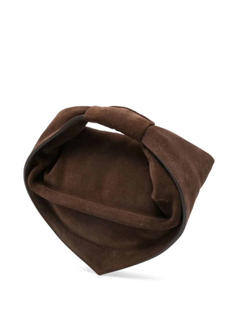 Mini Tortellino bag in suede