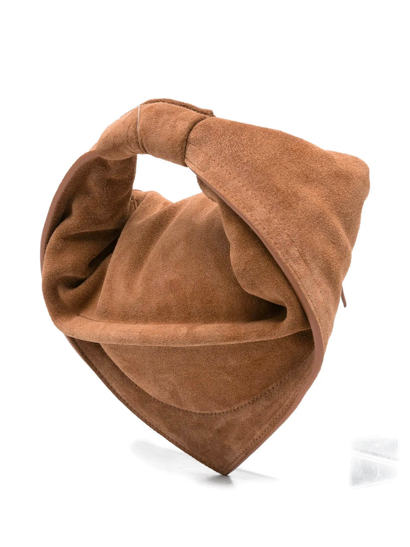 Mini Tortellino bag in suede