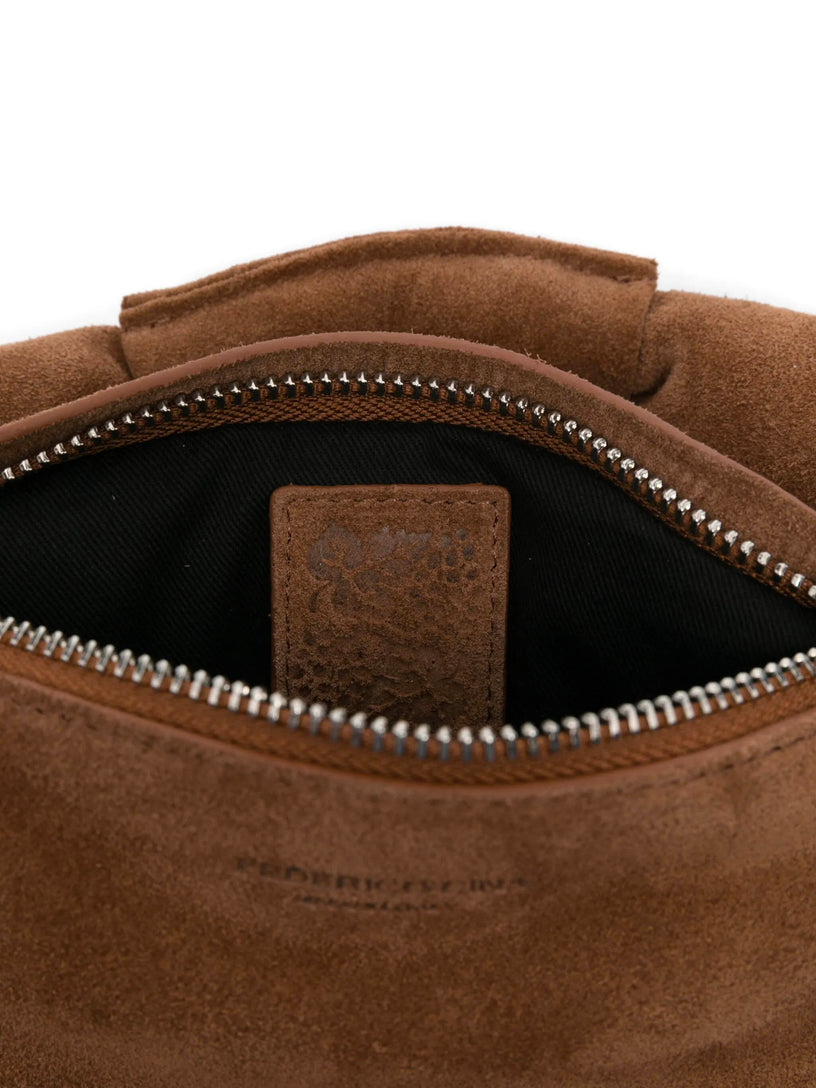 Mini Tortellino bag in suede