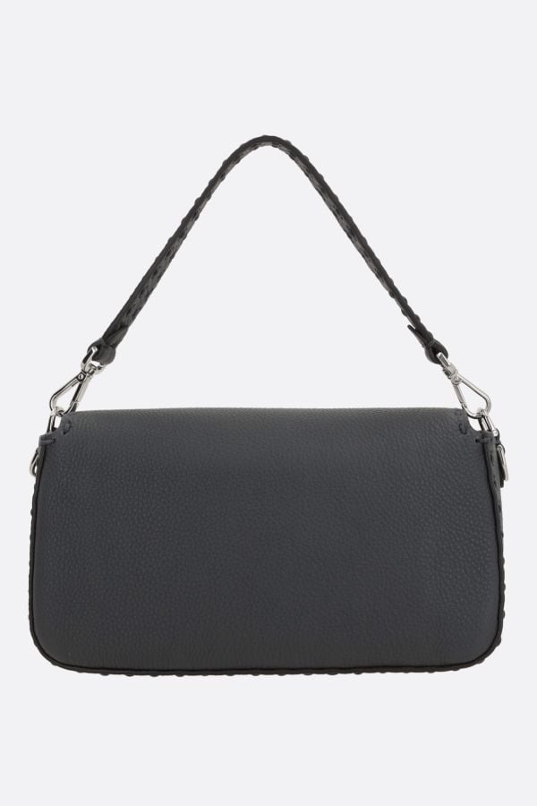 Grained leather Baguette