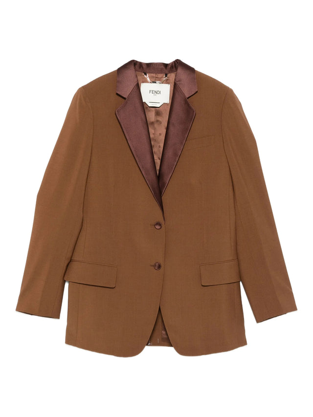 Wool and mohair blazer