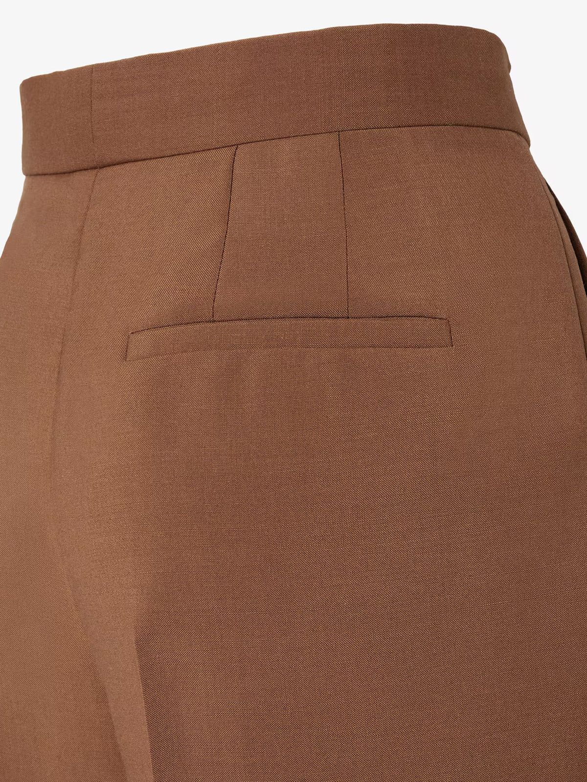 Wool and mohair trousers