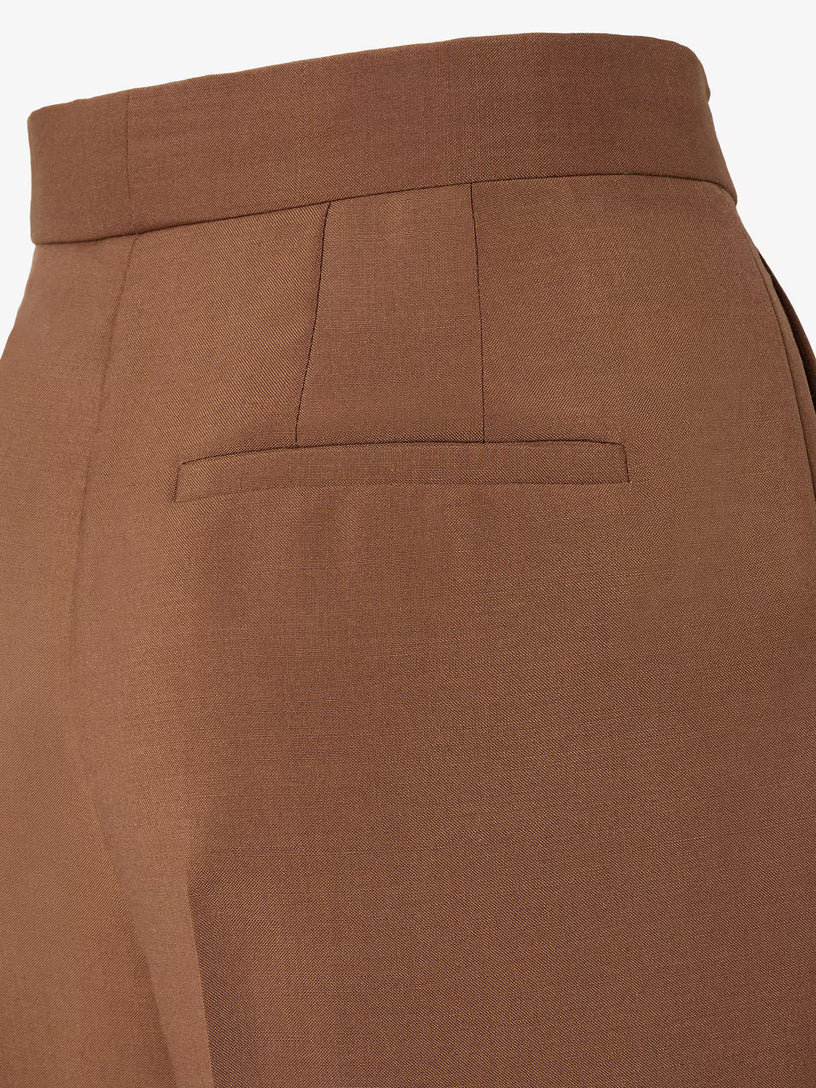 Wool and mohair trousers