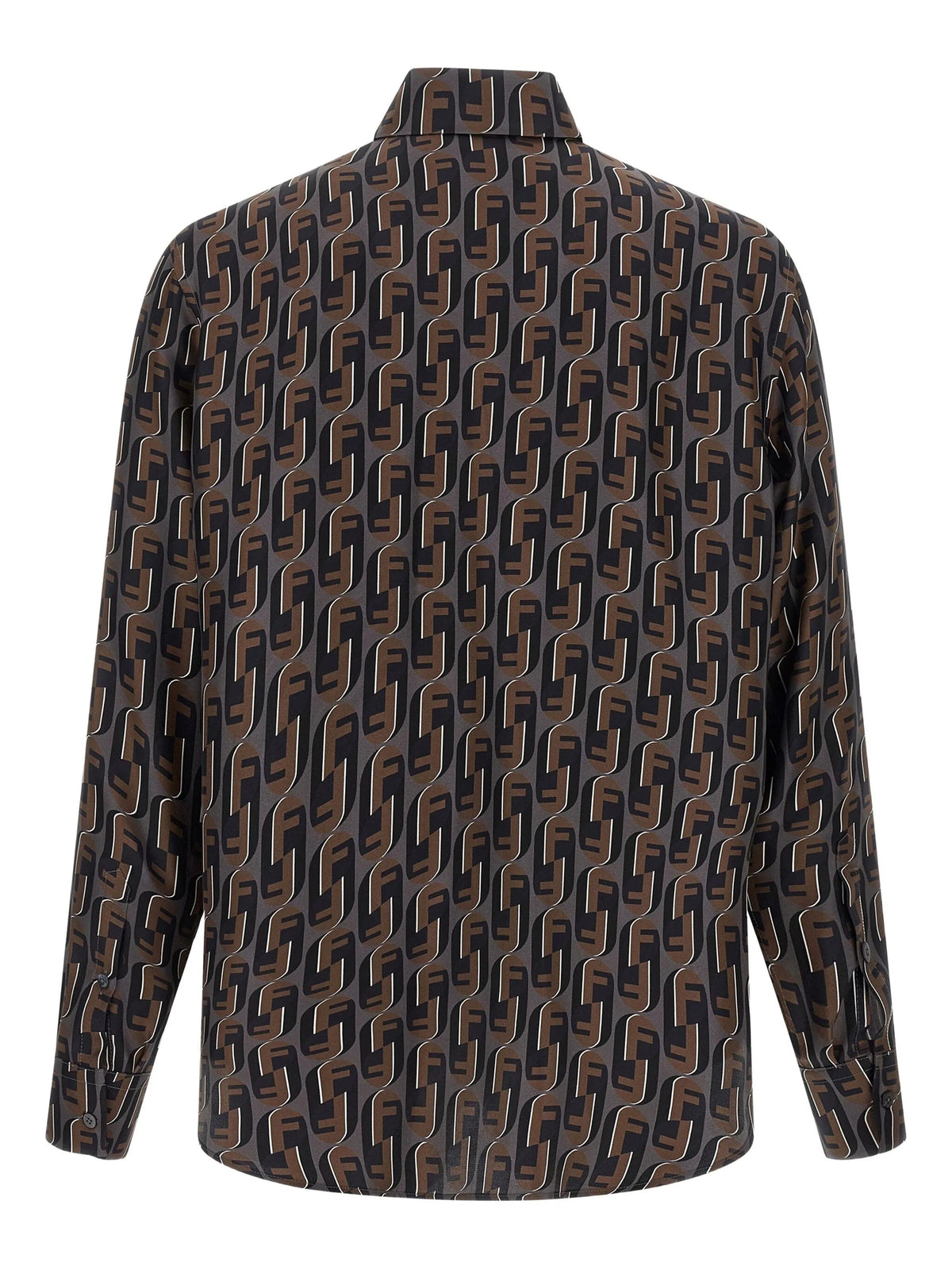 Printed silk shirt