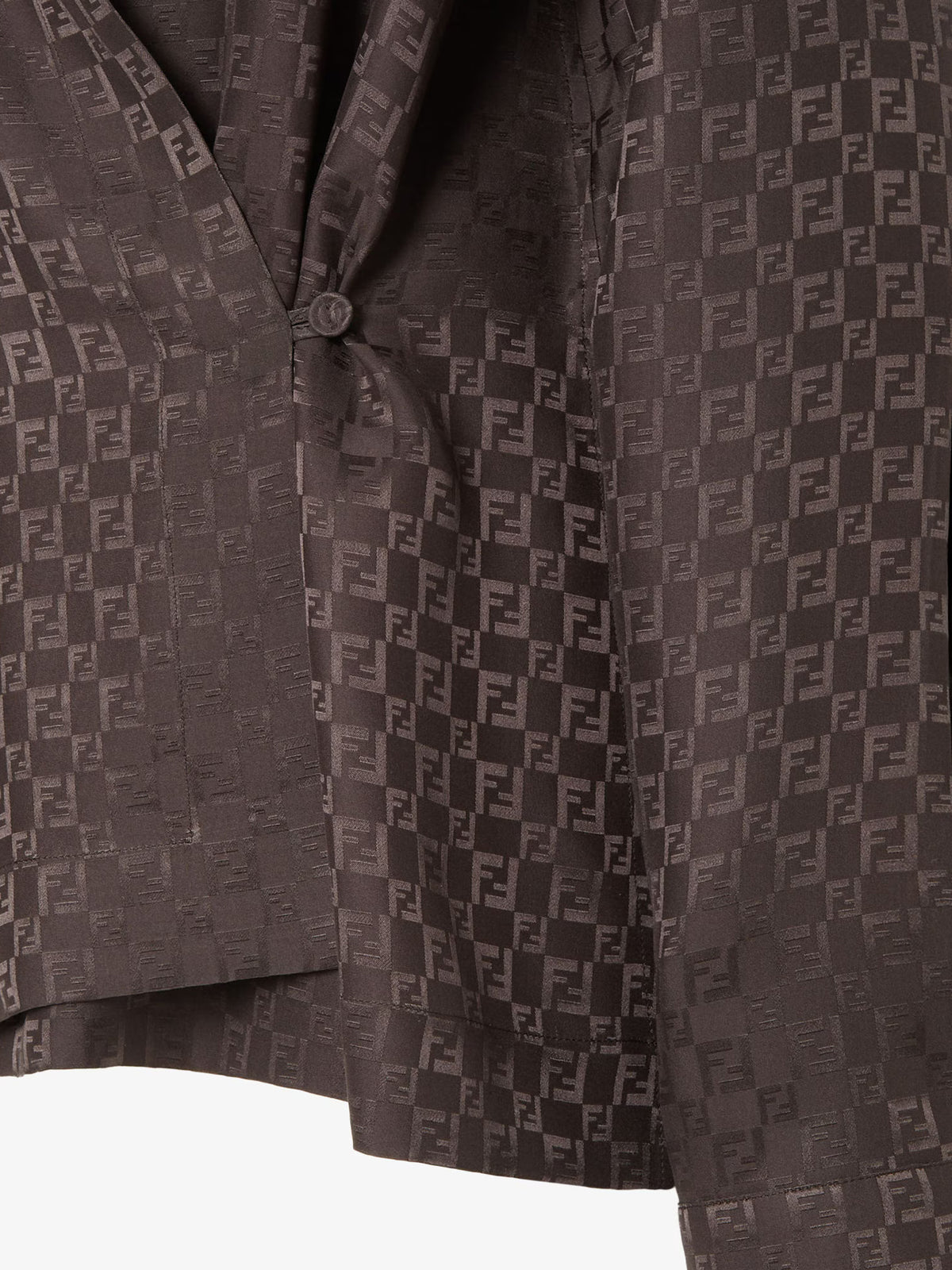 FF jacquard silk shirt