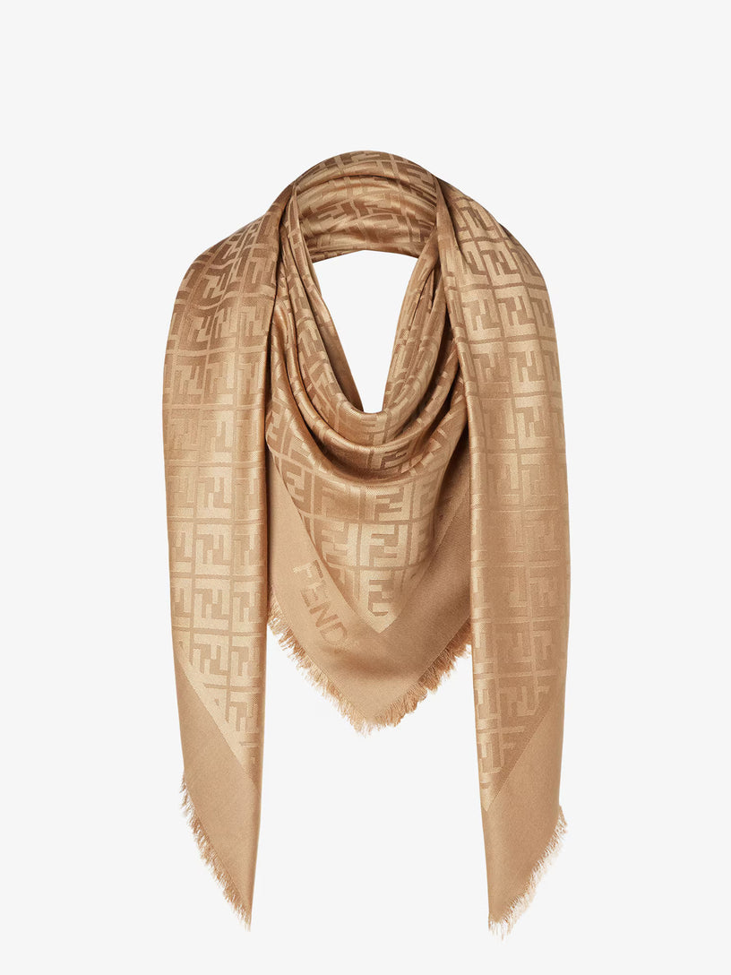 FF shawl in silk and wool