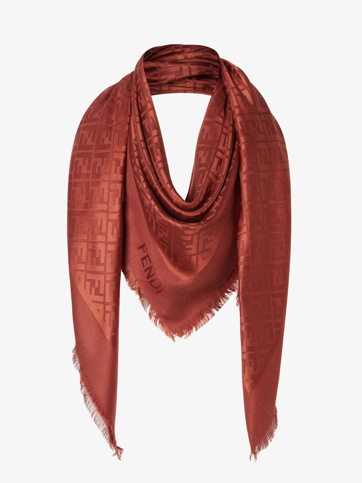 FF shawl in silk and wool