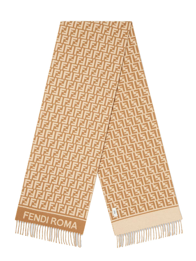 Wool and cashmere scarf
