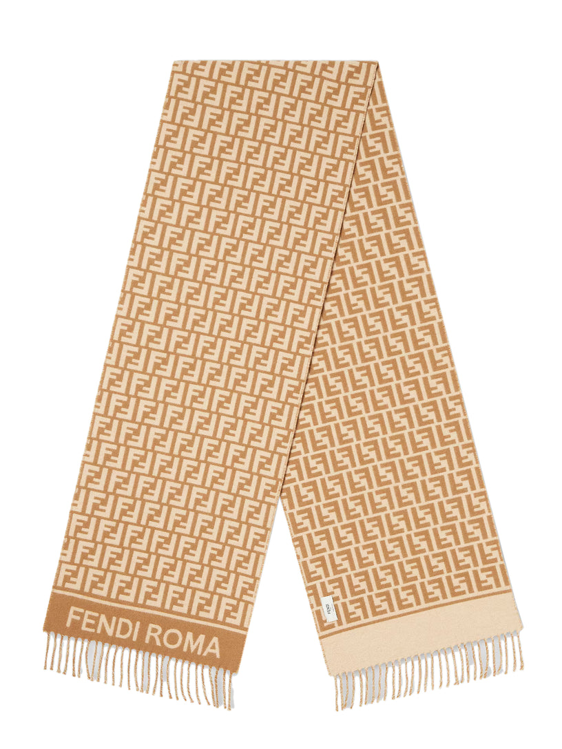 Wool and cashmere scarf