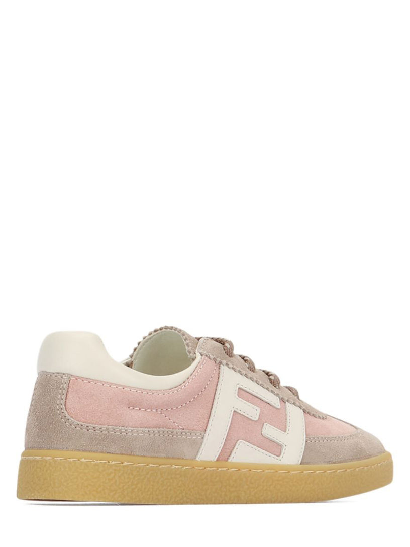 Sneaker in nappa and suede leather