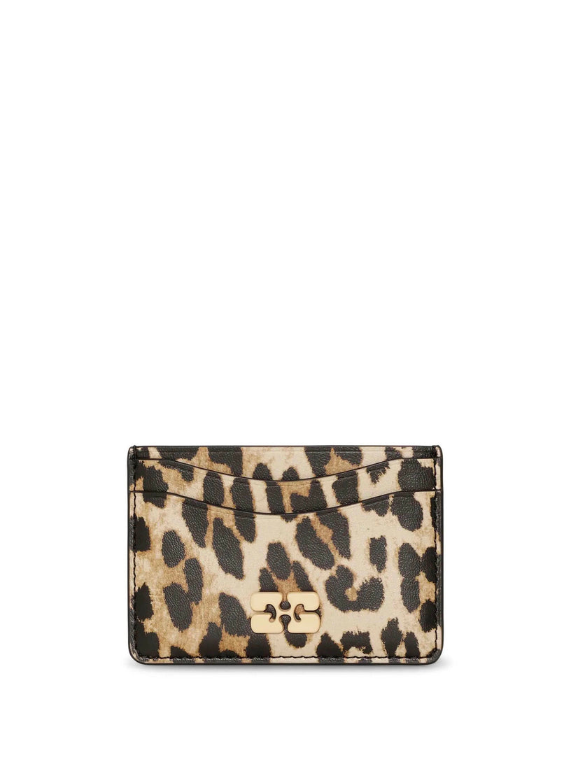 Leopard Printed Bou Card Holder