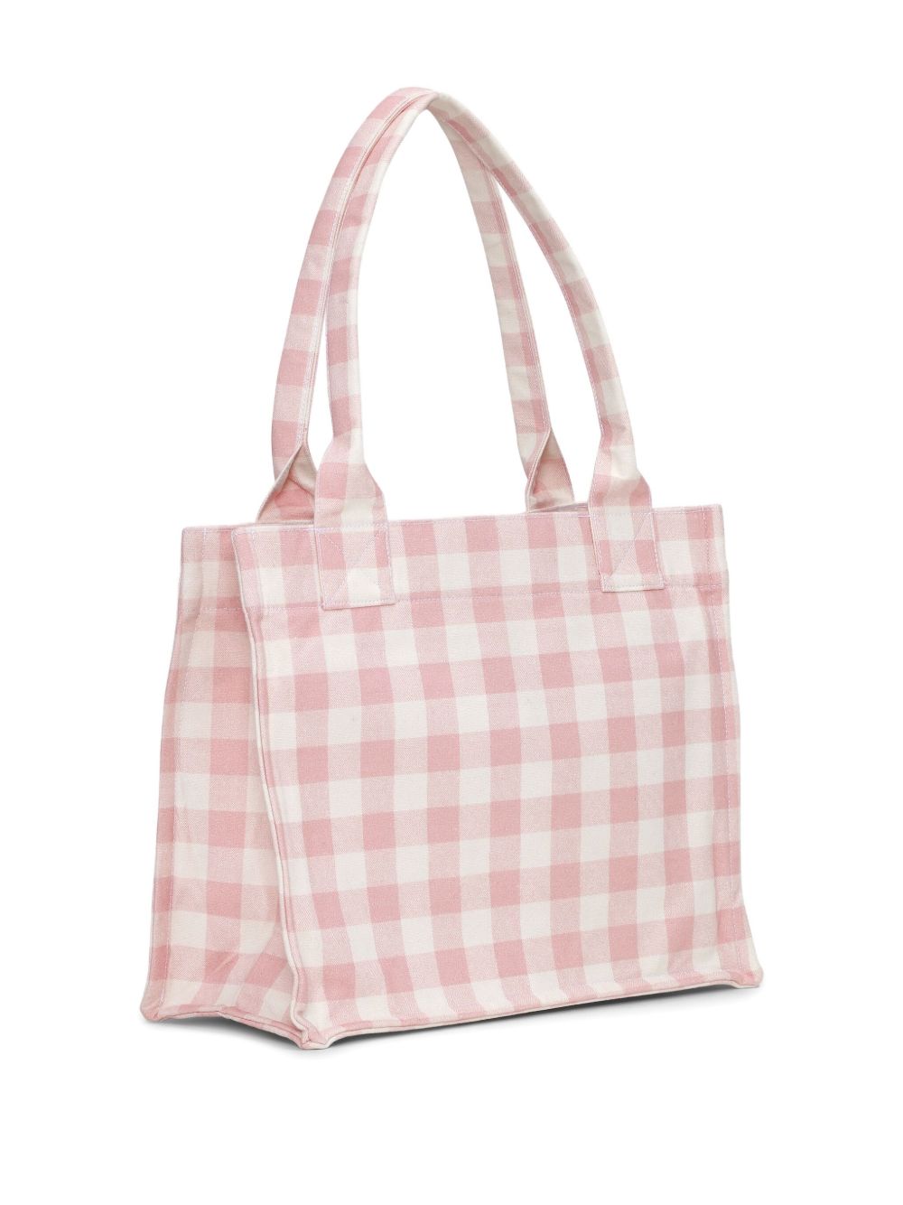 Large Vichy checked bag