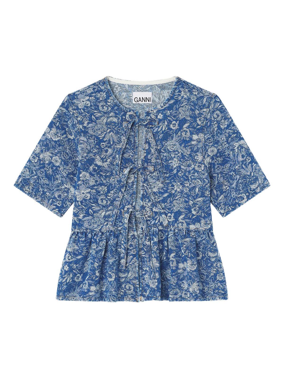 Tapestry Peplum Blouse