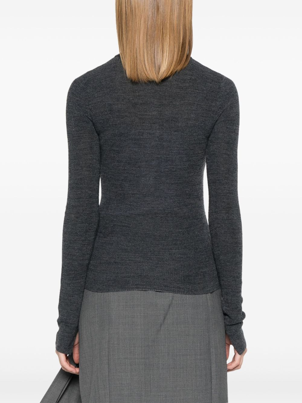 Knitted polo shirt