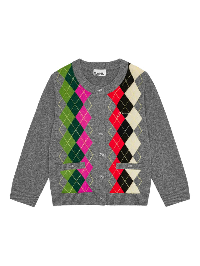 Check Cardigan