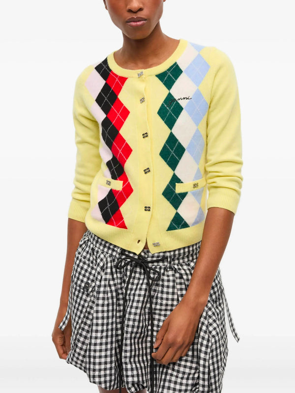 Check Cardigan