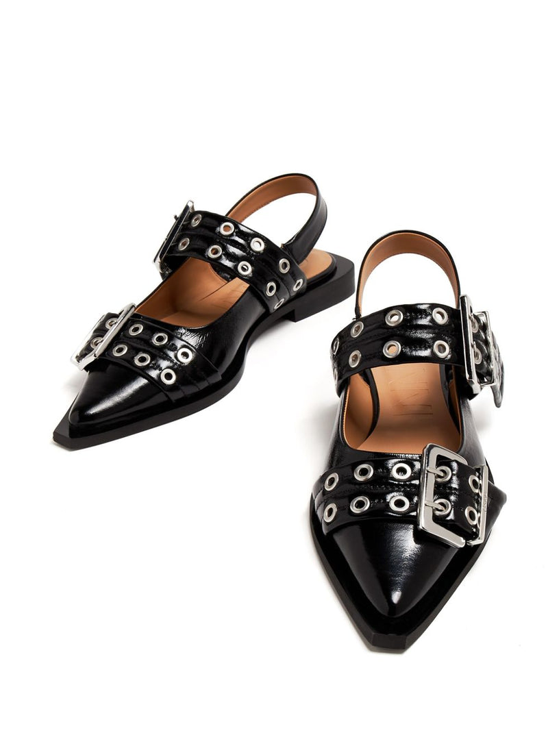 Buckle Ballerinas