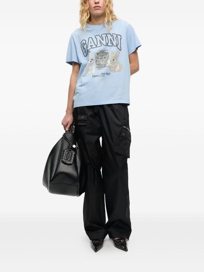 Animal print T-shirt