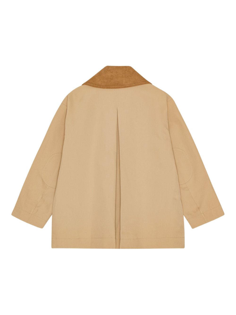 Twill midi jacket