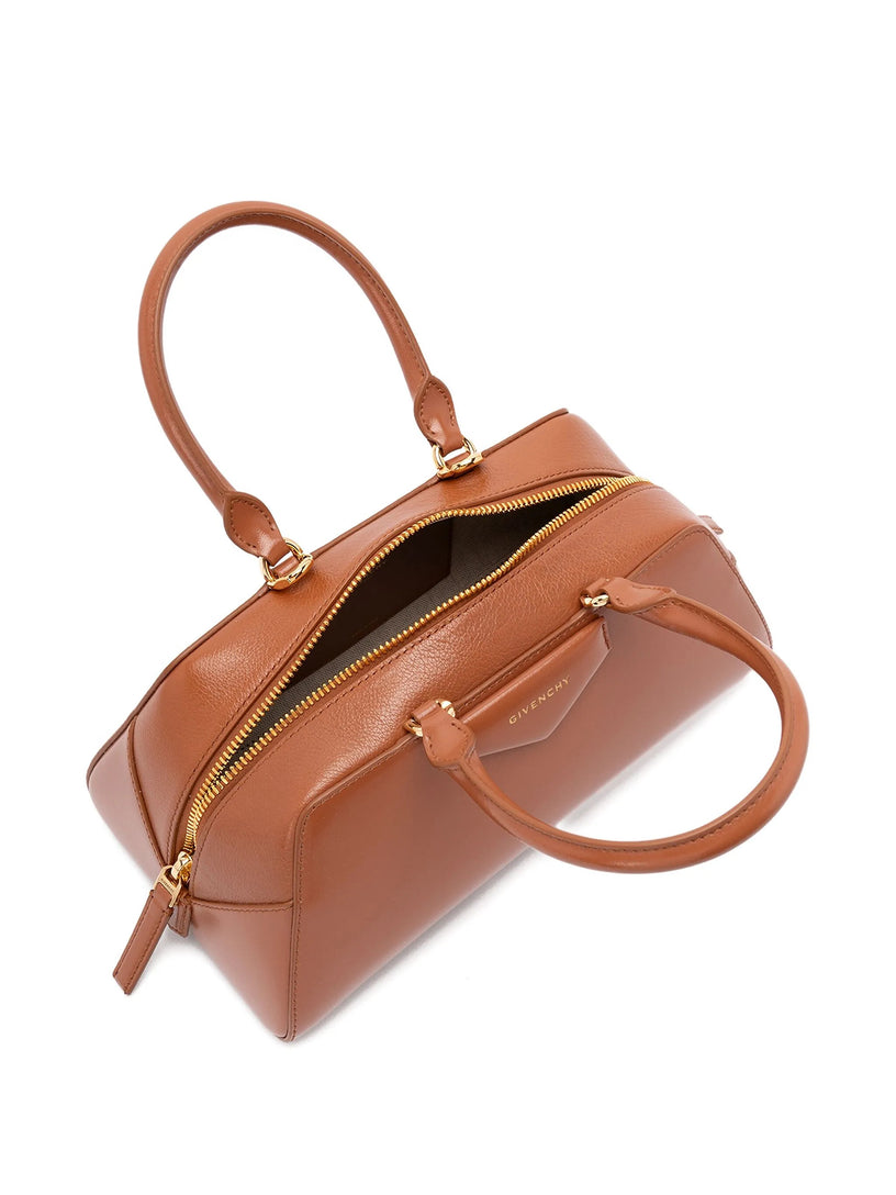 Antigona East-West Small Leather Box Bag