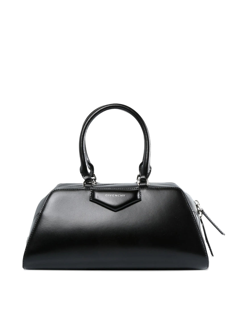Antigona East-West Small Leather Box Bag
