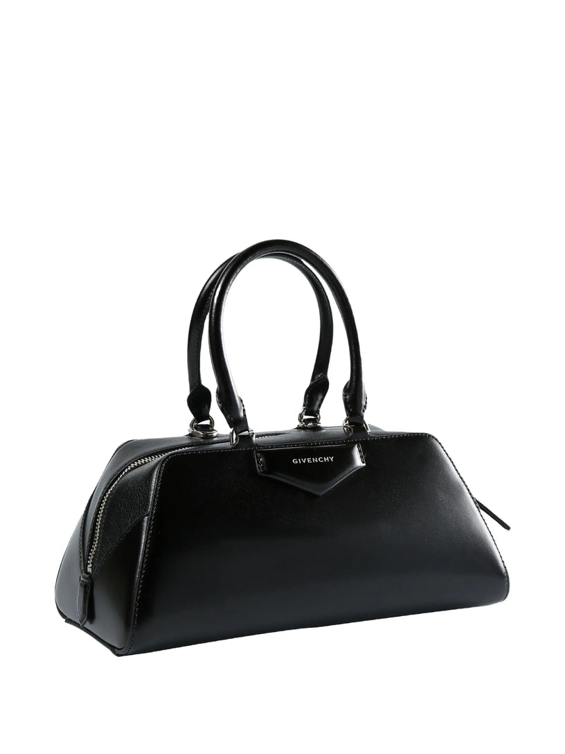 Antigona East-West Small Leather Box Bag