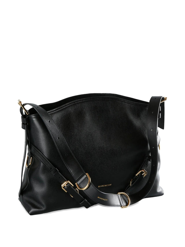 Voyou Medium Bag in Glossy Leather