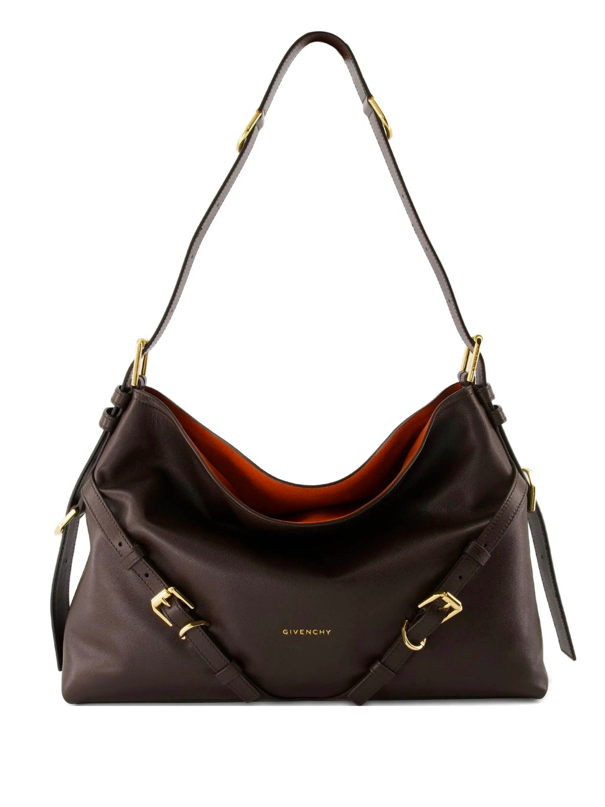 Voyou Medium Bag in Glossy Leather