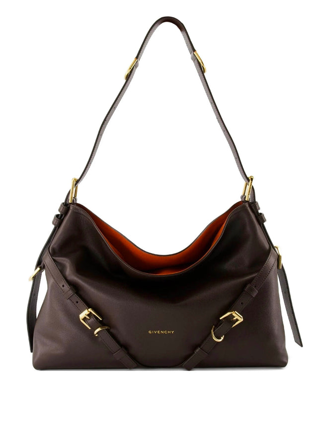 Voyou Medium Bag in Glossy Leather