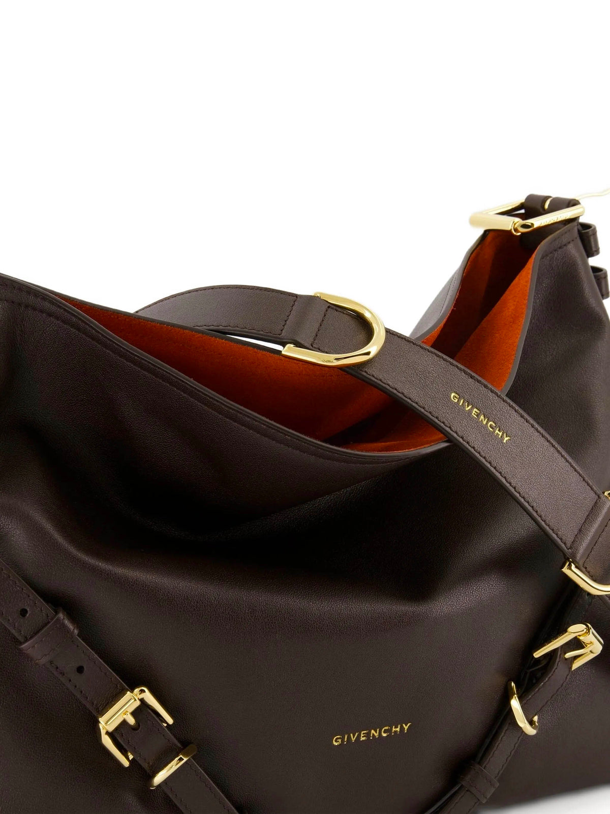 Voyou Medium Bag in Glossy Leather