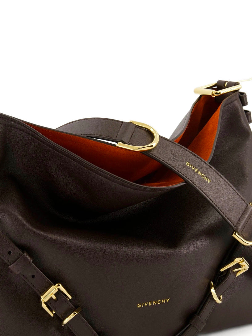 Voyou Medium Bag in Glossy Leather