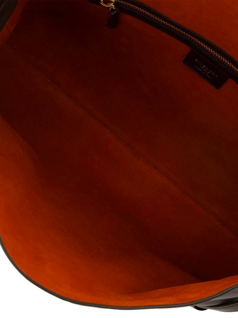 Voyou Medium Bag in Glossy Leather