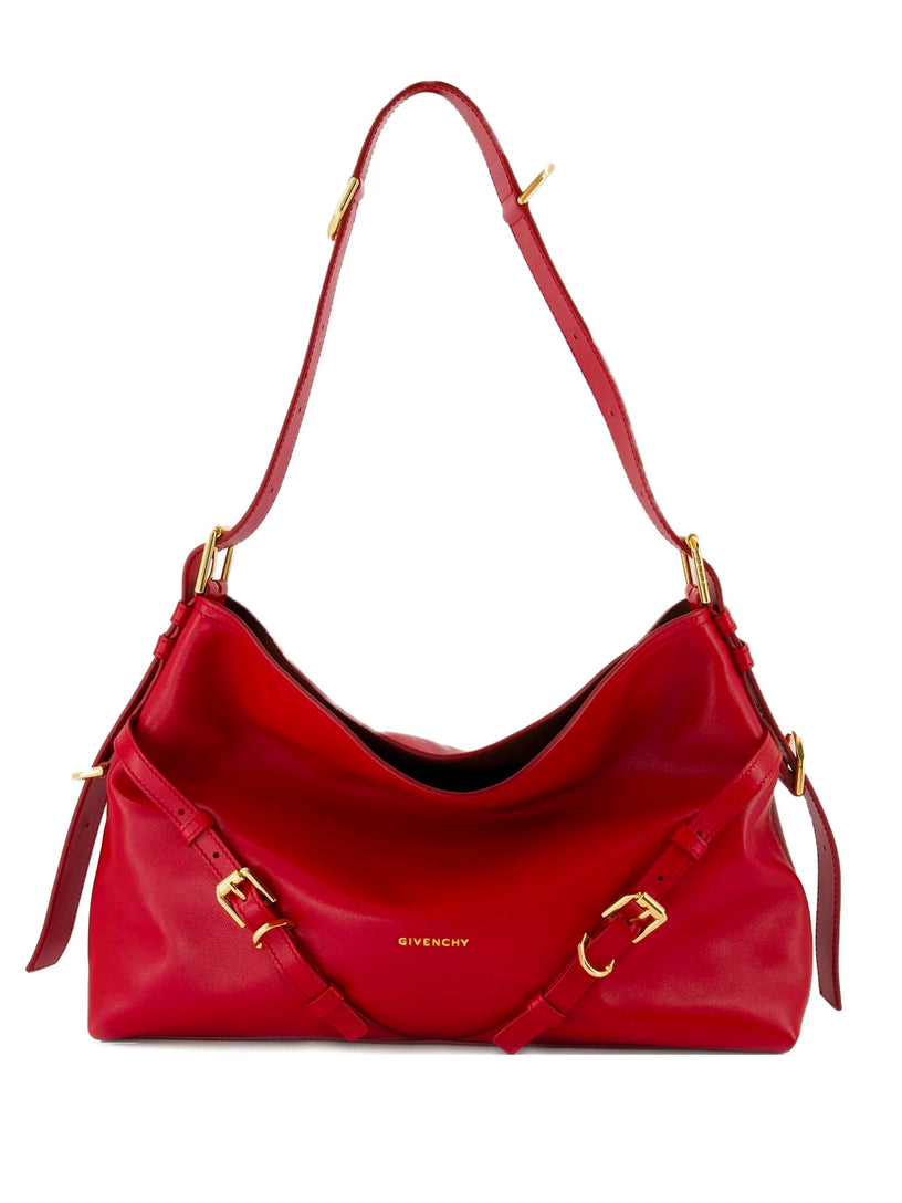 Voyou Medium Bag in Glossy Leather