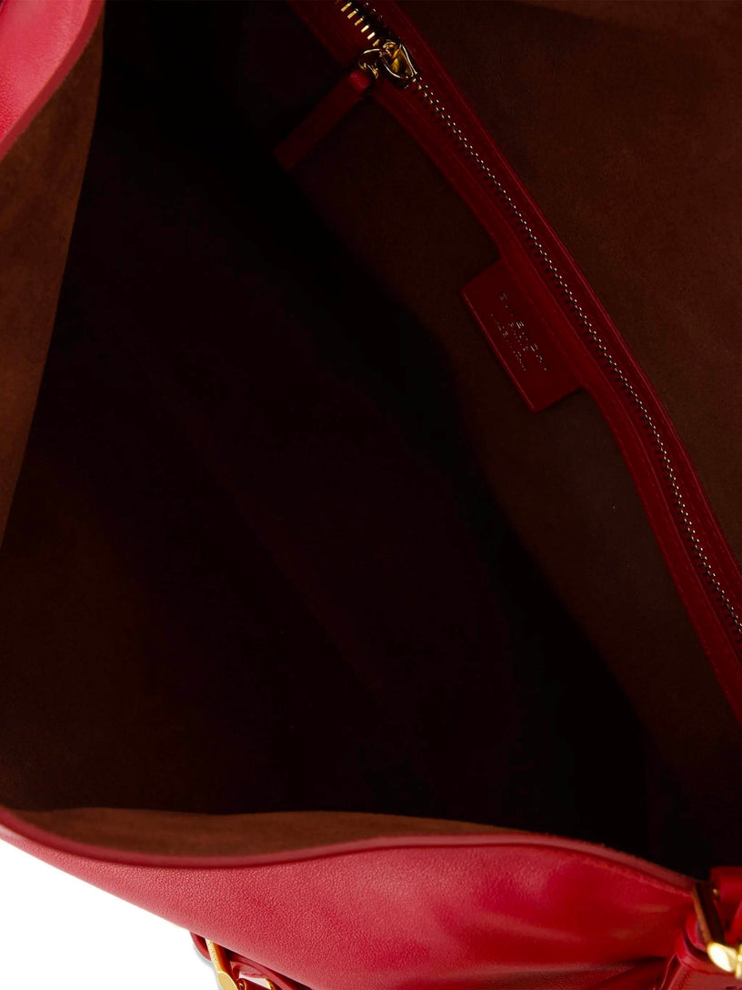 Voyou Medium Bag in Glossy Leather