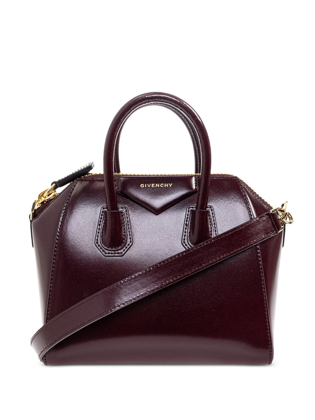 Antigona mini leather bag Box