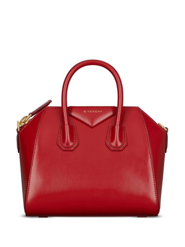 Mini Antigona bag in Box leather