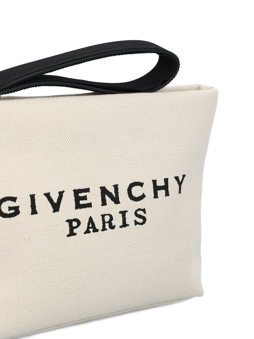 Givenchy canvas clutch bag