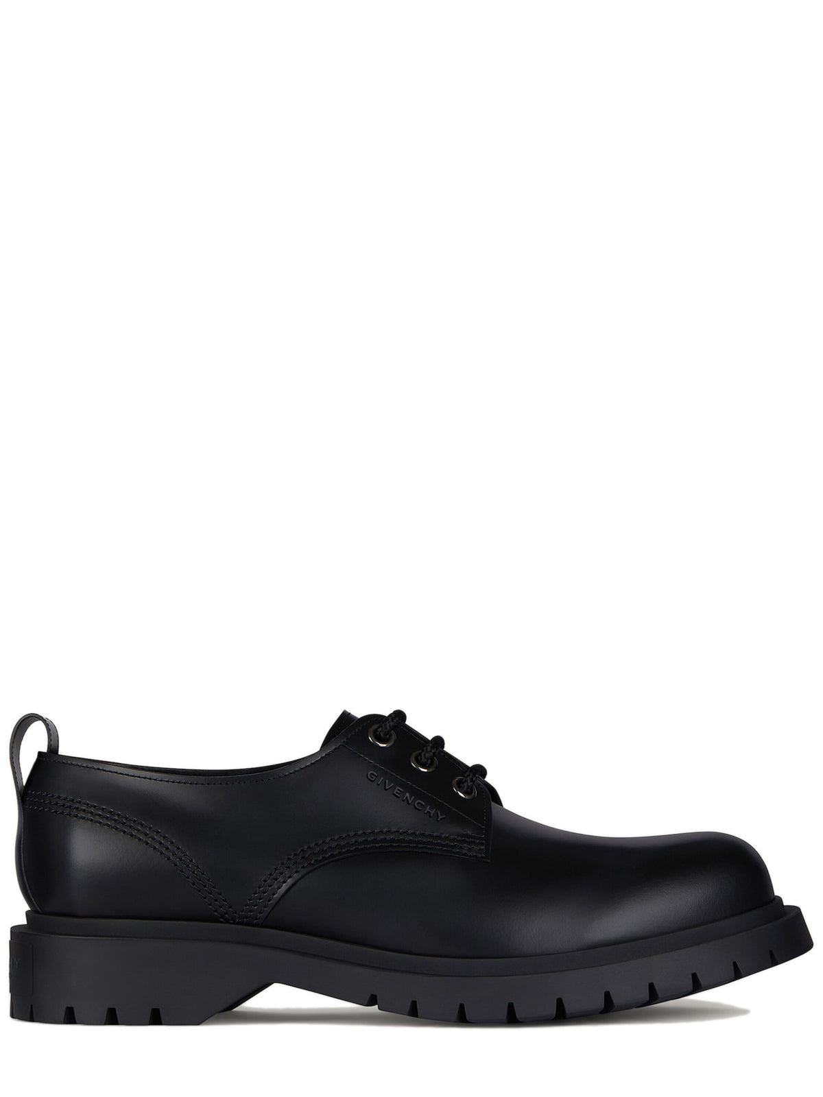 Leather derby shoes