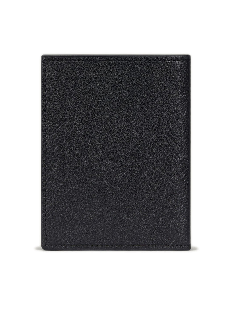 Grain leather card holder